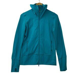 Lululemon Women's Size 6 Nice Asana Jacket Brushed Surge Teal Turquoise